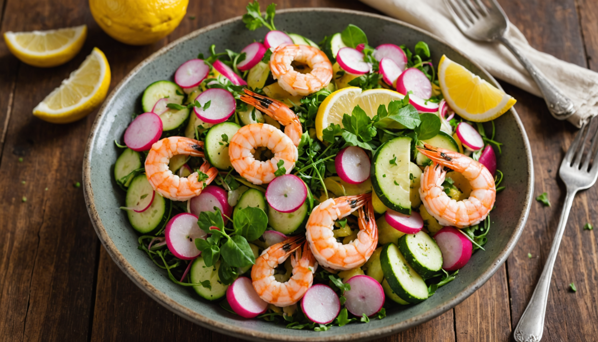 Light & Healthy Organic Seafood Bowls