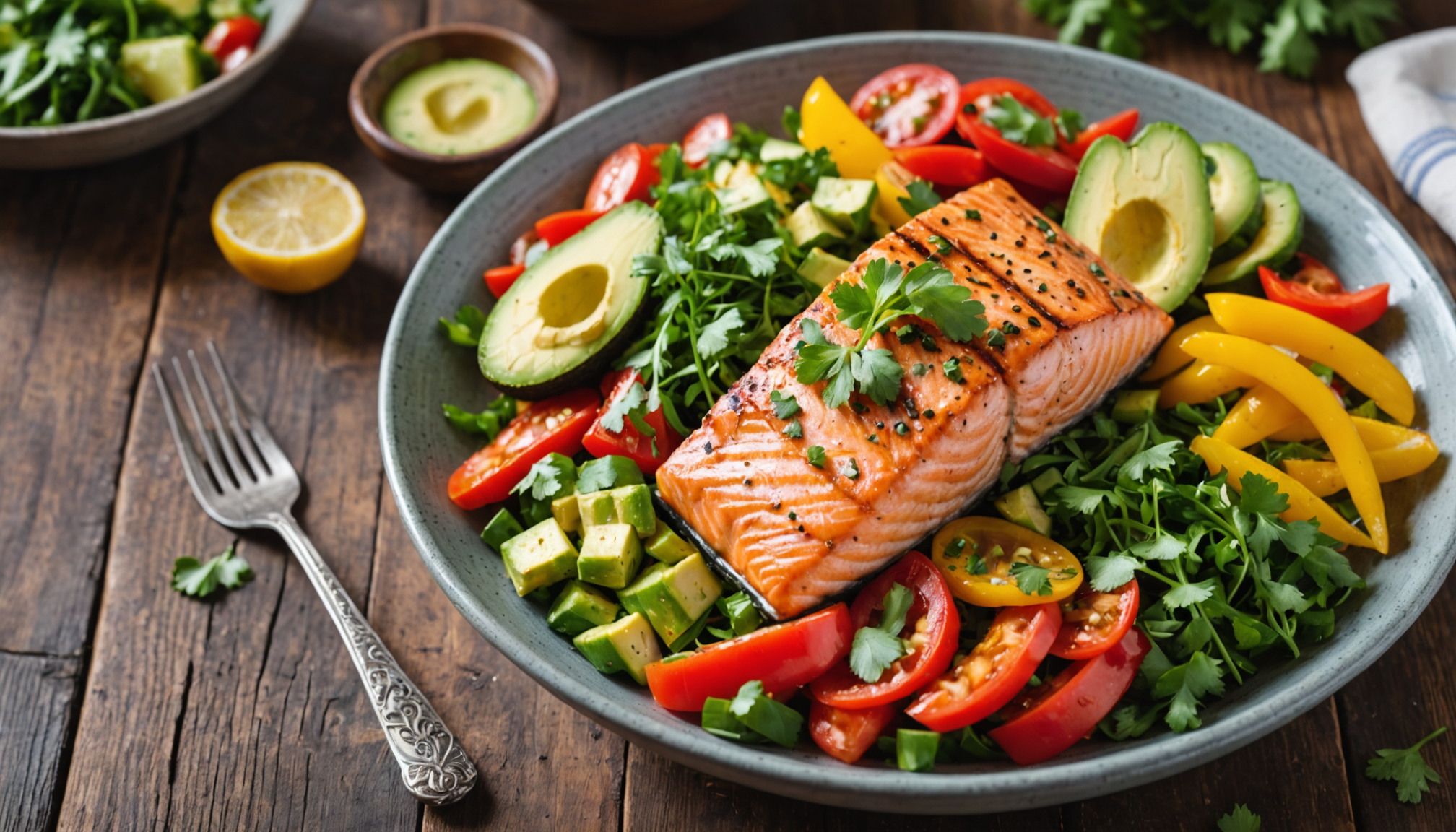 Light & Healthy Organic Seafood Bowls