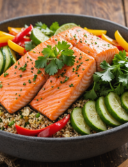 Light & Healthy Organic Seafood Bowls