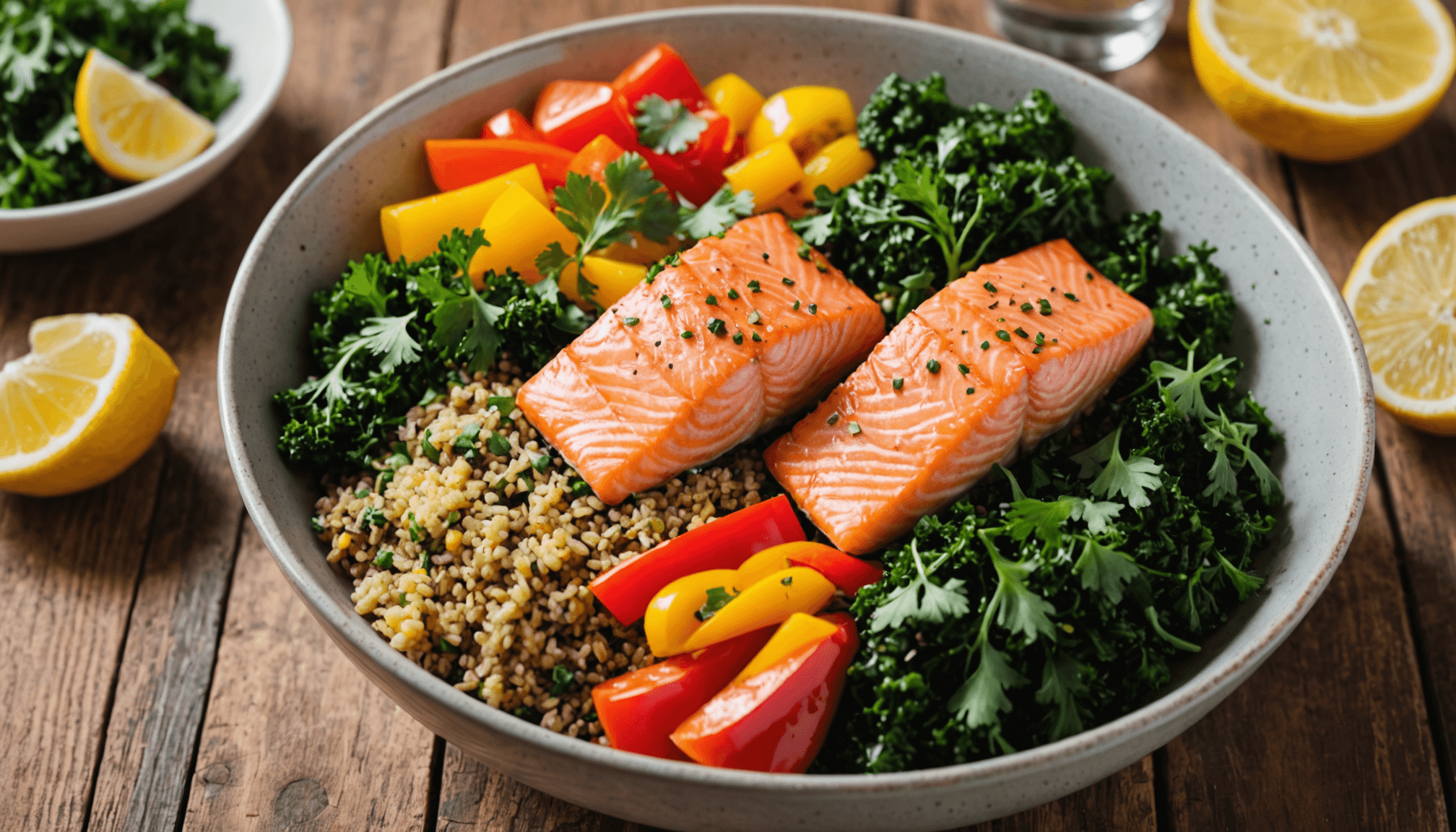 Light & Healthy Organic Seafood Bowls