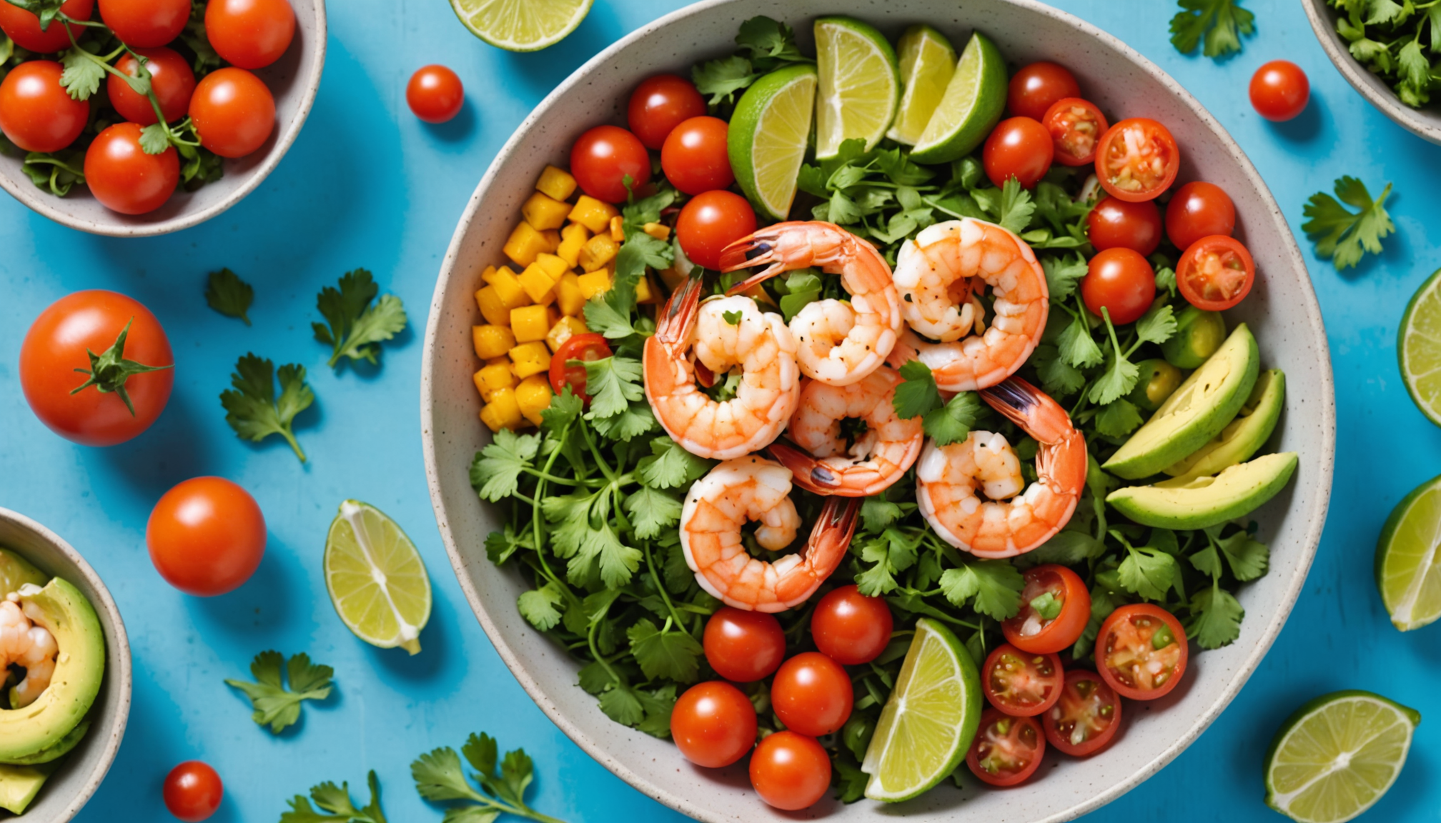 Light & Healthy Organic Seafood Bowls