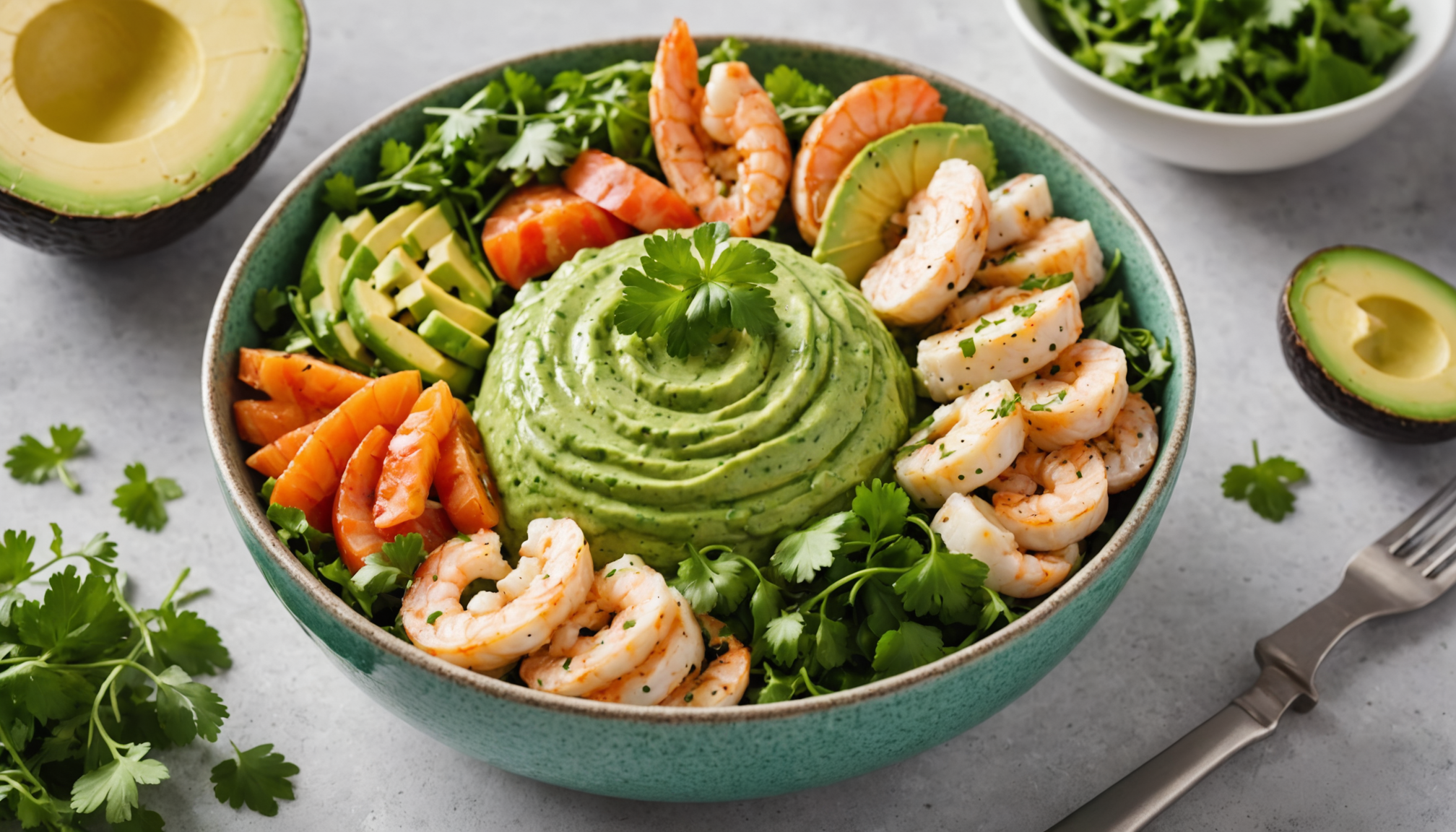 Light & Healthy Organic Seafood Bowls