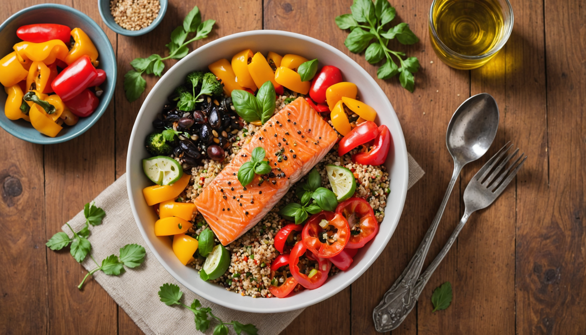 Light & Healthy Organic Seafood Bowls