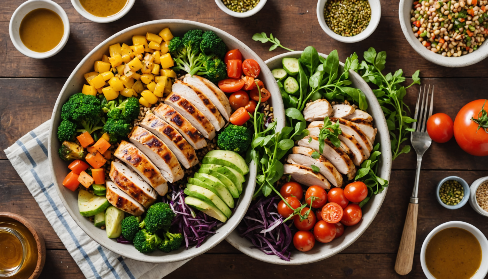 Organic Meat & Veggie Bowls