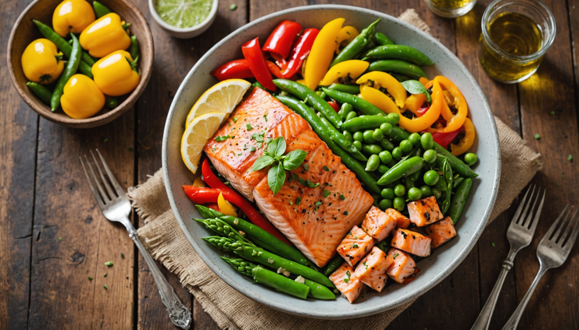 Light & Healthy Organic Seafood Bowls