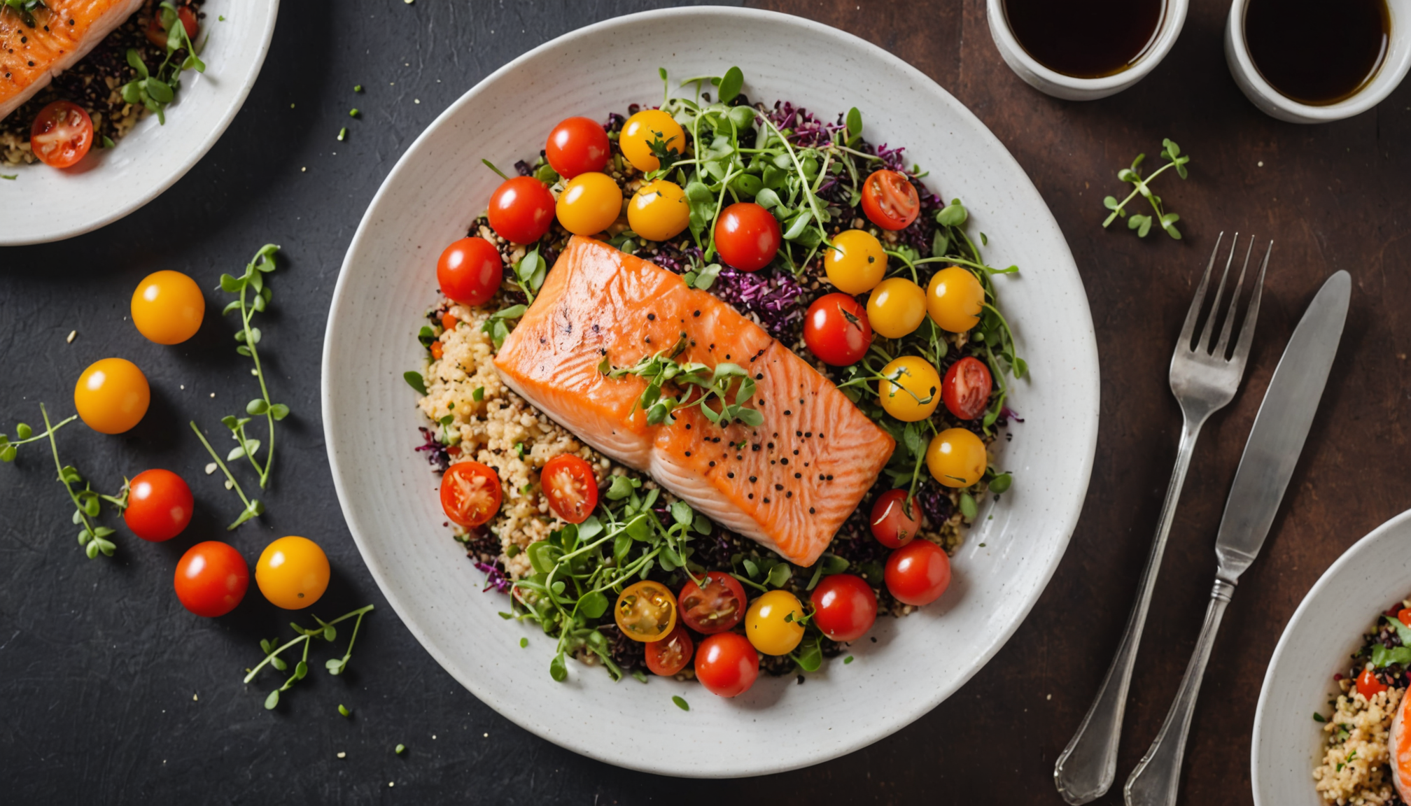 Light & Healthy Organic Seafood Bowls