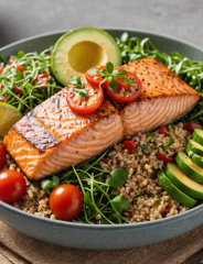 Light & Healthy Organic Seafood Bowls