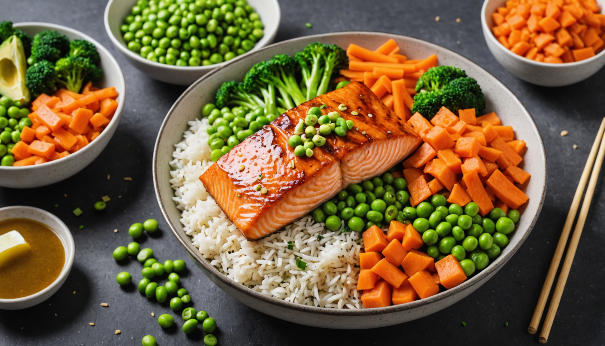 Light & Healthy Organic Seafood Bowls