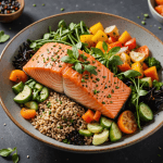 Light & Healthy Organic Seafood Bowls