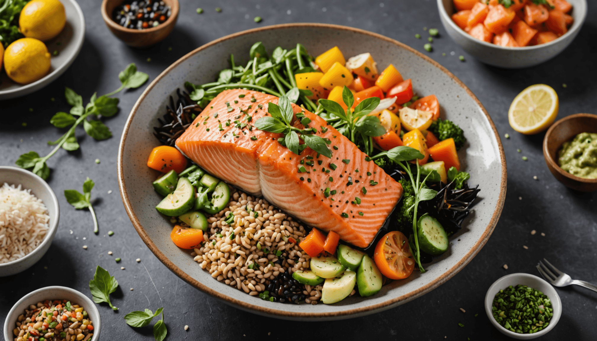 Light & Healthy Organic Seafood Bowls