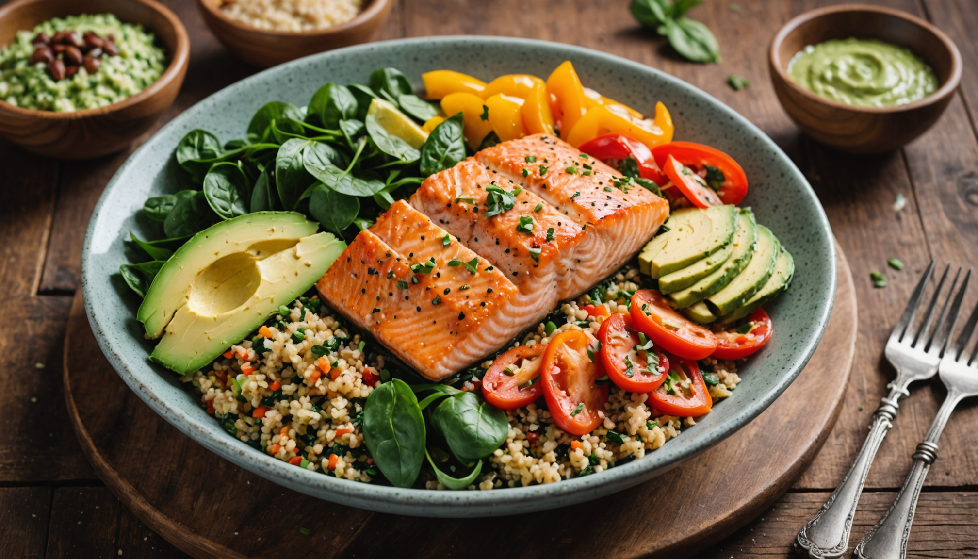 Light & Healthy Organic Seafood Bowls