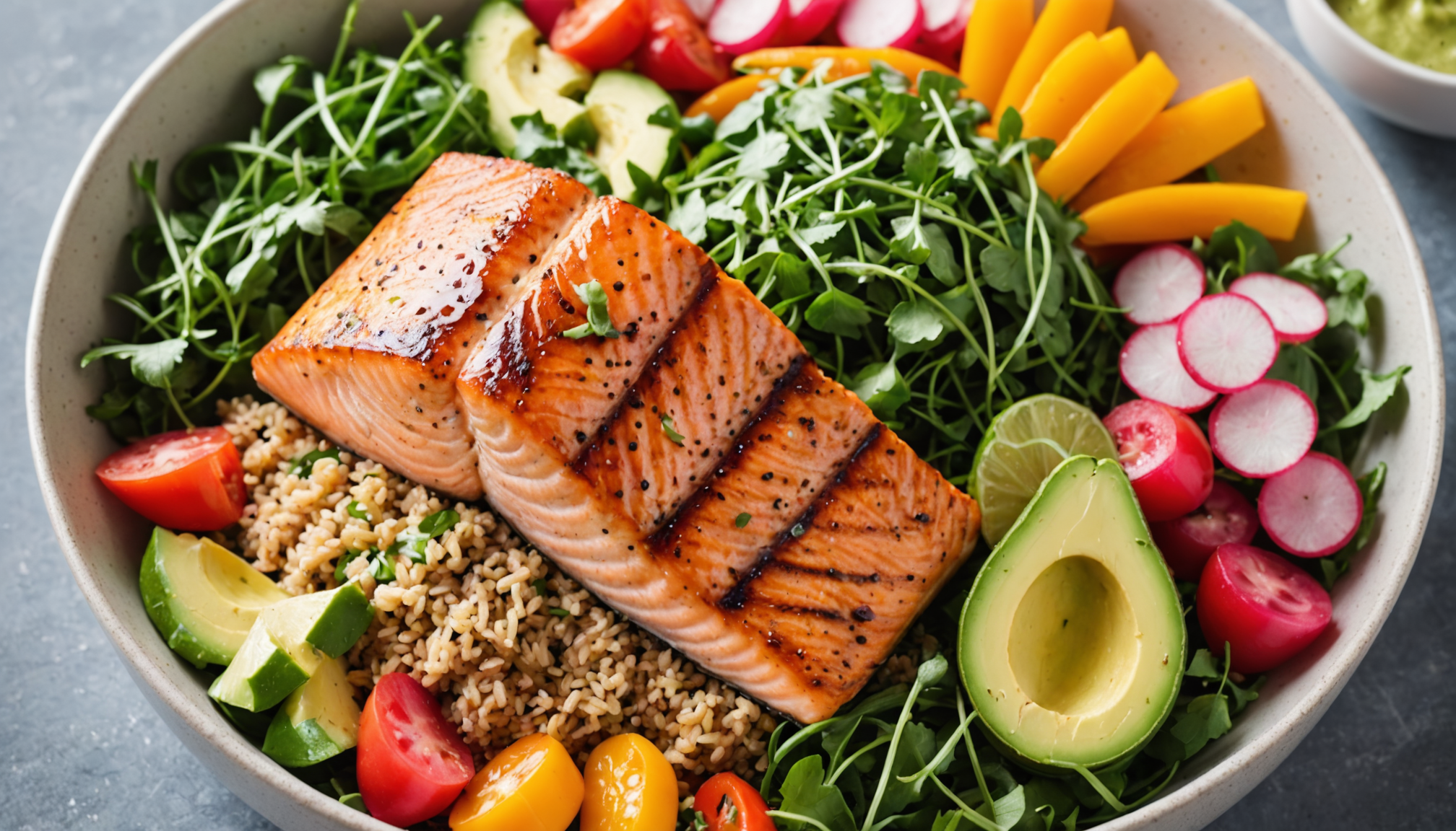 Light & Healthy Organic Seafood Bowls