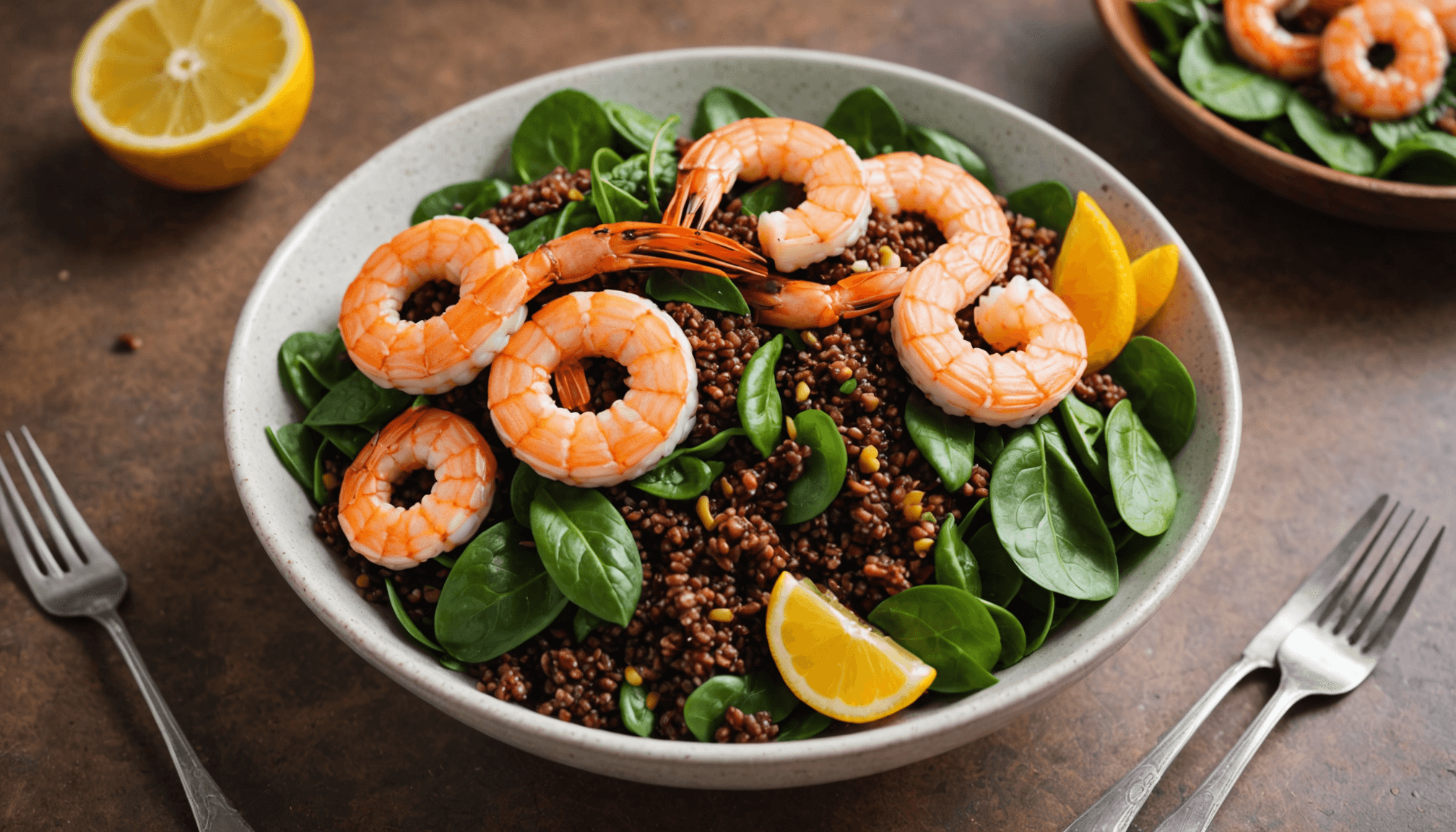 Light & Healthy Organic Seafood Bowls