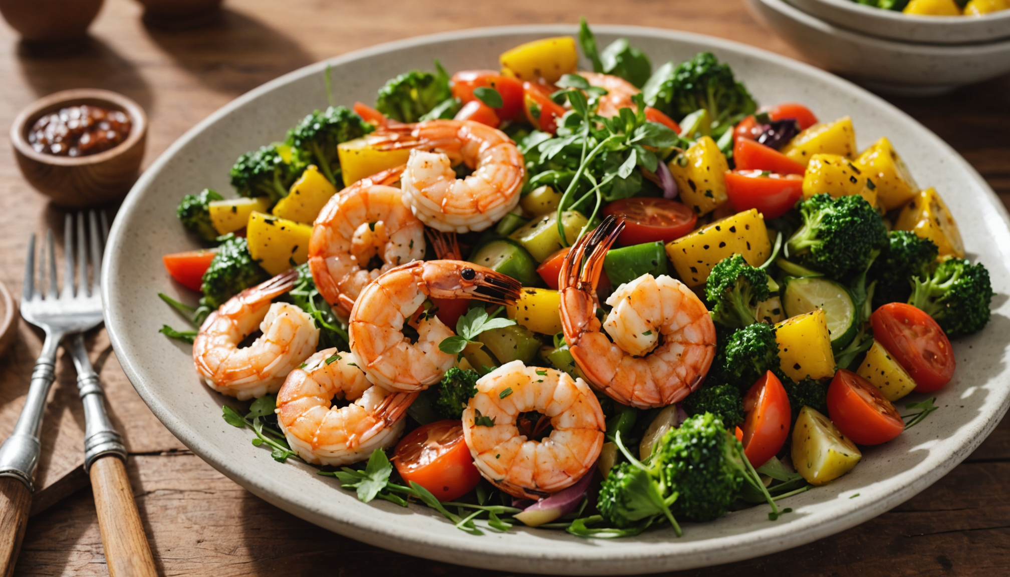 Light & Healthy Organic Seafood Bowls