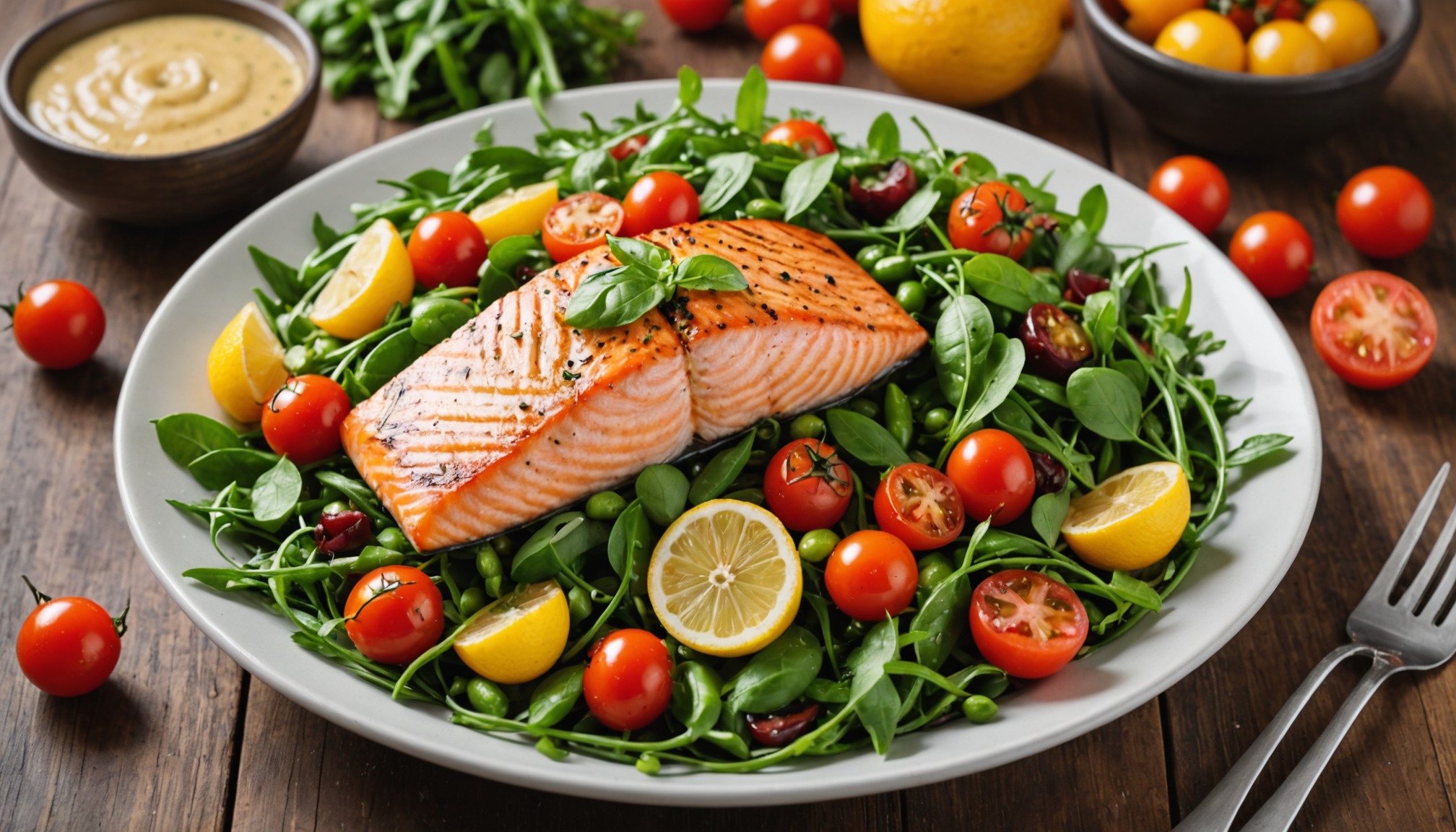 Light & Healthy Organic Seafood Bowls